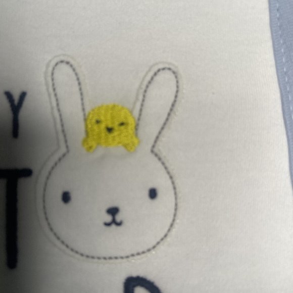 NWT NB 6-9 0 3-6 Easter bib hat sleeper carters layette baby shower present gift - Picture 5 of 10